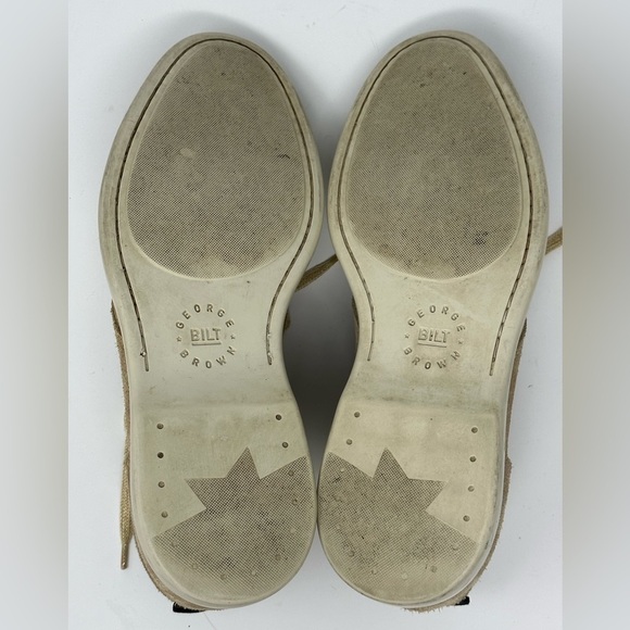 George Brown Bilt Tan Suede Foster Chukka Boots Size 8 - Picture 7 of 8